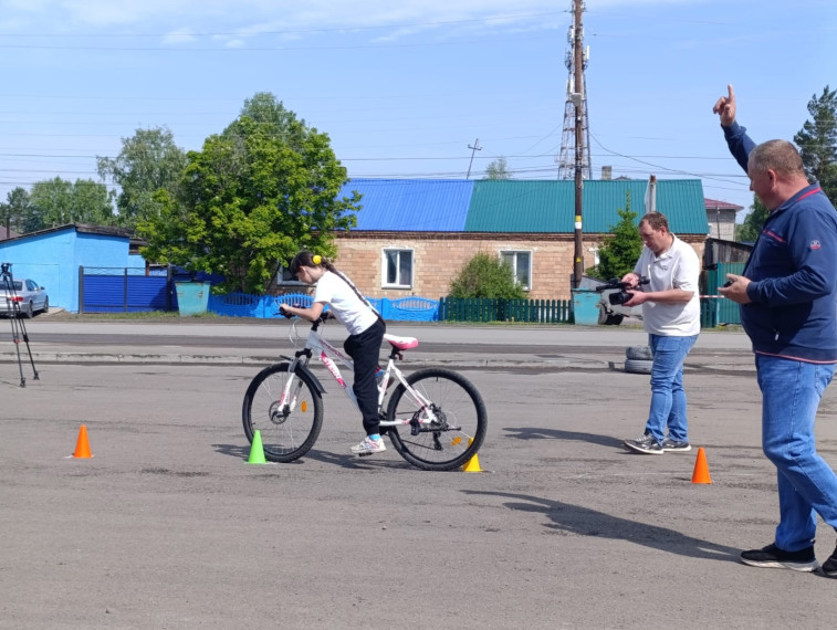 Акция "Юный велосипедист".